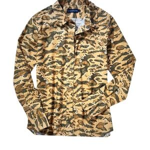 United by Blue Women's Camo Button Down Shirt Hemp & Organic Cotton Size: Medium